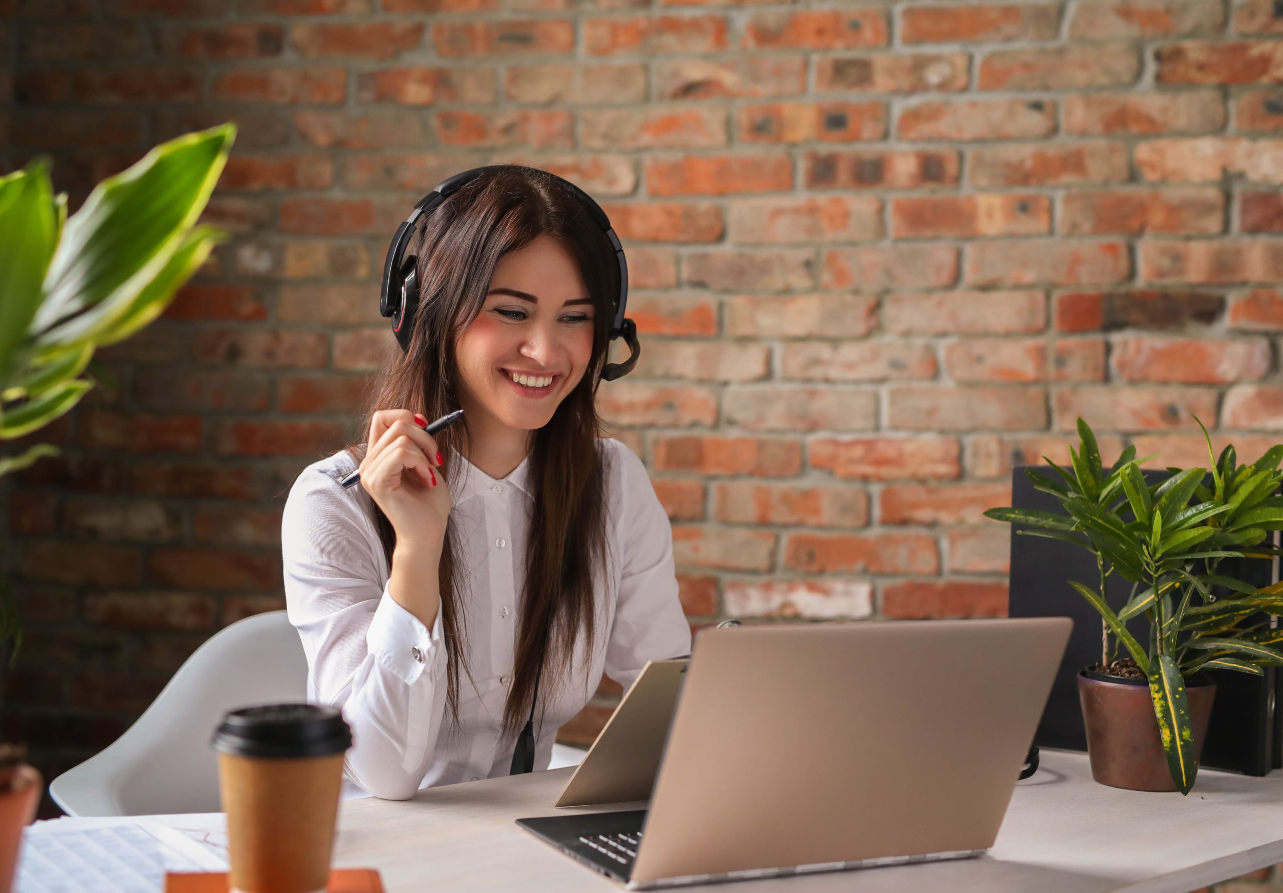 Woman working